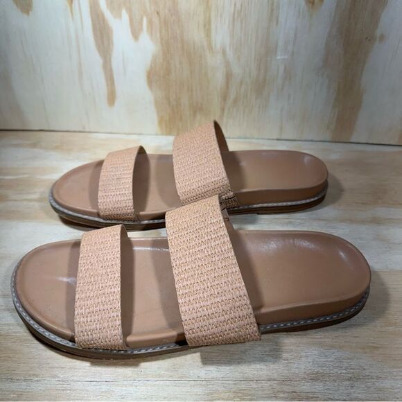 Joie Nimble Tan Vegan Leather Slide Sandals Women’s Size 9.5 - Picture 1 of 8